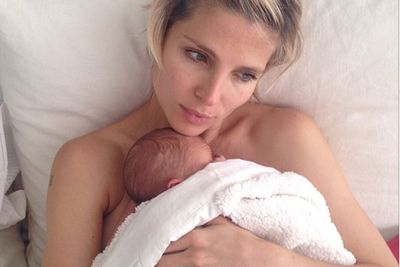 We will be honest, the last thing we could think about doing post-pushing a baby out is taking a snap but Elsa Pataky proves the delivery room selfie can actually be pretty cute. And we're not jealous of her fresh face. No, not at all.