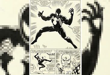 How much did this single page of Secret Wars No.8 sell for at auction?