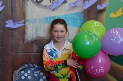 Emily Loud Shirt Day with balloons