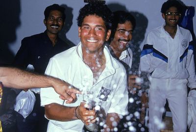 It took him until 1993 to score a test century on Indian soil. (Getty)