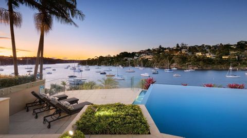 Sydney Mosman mansion waterfront habourside property market real estate 