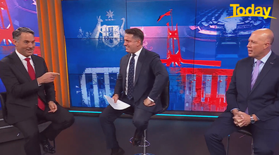 Karl Stefanovic and Richard Marles (left) tipped Peter Dutton for the role.