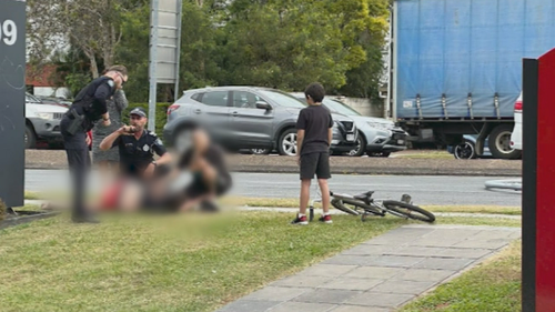 A 12-year-old boy has been struck by a car which police said failed to stop in the Brisbane suburb of Macgregor.