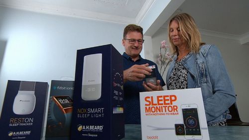 Andrew and Joanne tested a range of sleep aid devices.