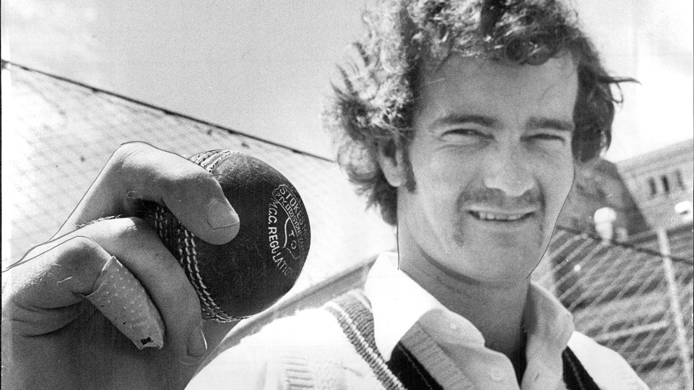 Former Australian Test spinner Ashley Mallett, pictured in 1972.