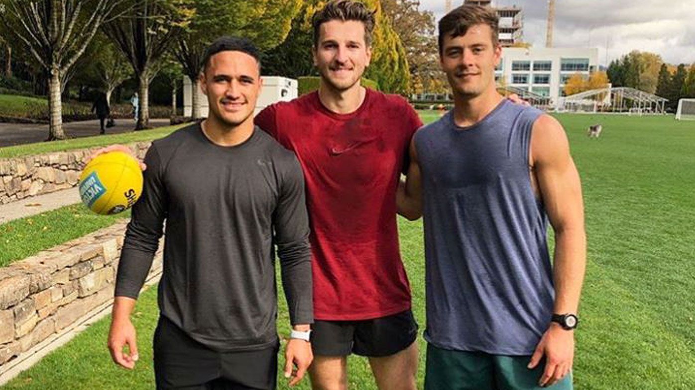 Did AFL Western Bulldogs star Marcus Bontempelli know more than he let on about Valentine Holmes' NFL move?