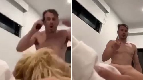 Video shows NRL star Josh Reynolds arguing with estranged girlfriend.