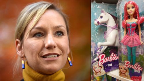 Senator Larissa Waters has supported calls to boycott gendered-marketed toys, such as Barbies. (Supplied)