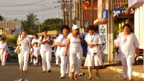 Visitors to the John of God compound in Brazil wear all-white, as they are told it assist their openness to healing energy.