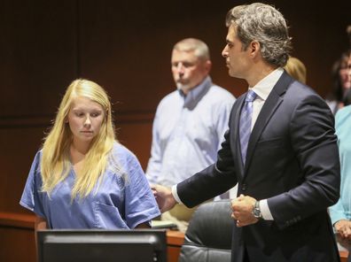 Cheerleader Brooke Skylar Richardson goes on trial for killing newborn daughter