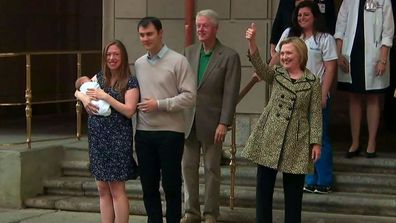 Chelsea clinton gives birth to third child