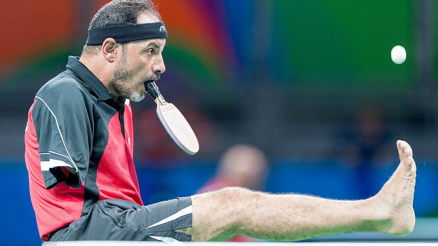 World falls in love with Egyptian Paralympian Ibrahim Hamadtou, who plays table tennis with his mouth