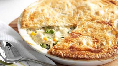 Recipe: <a href="http://kitchen.nine.com.au/2016/05/17/11/36/creamy-fish-pie" target="_top">Creamy fish pie</a>