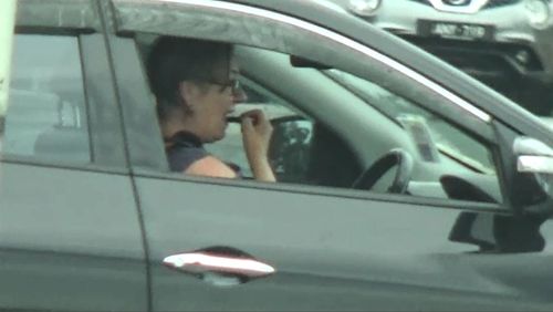 Some drivers eat, text or apply makeup behind the wheel.