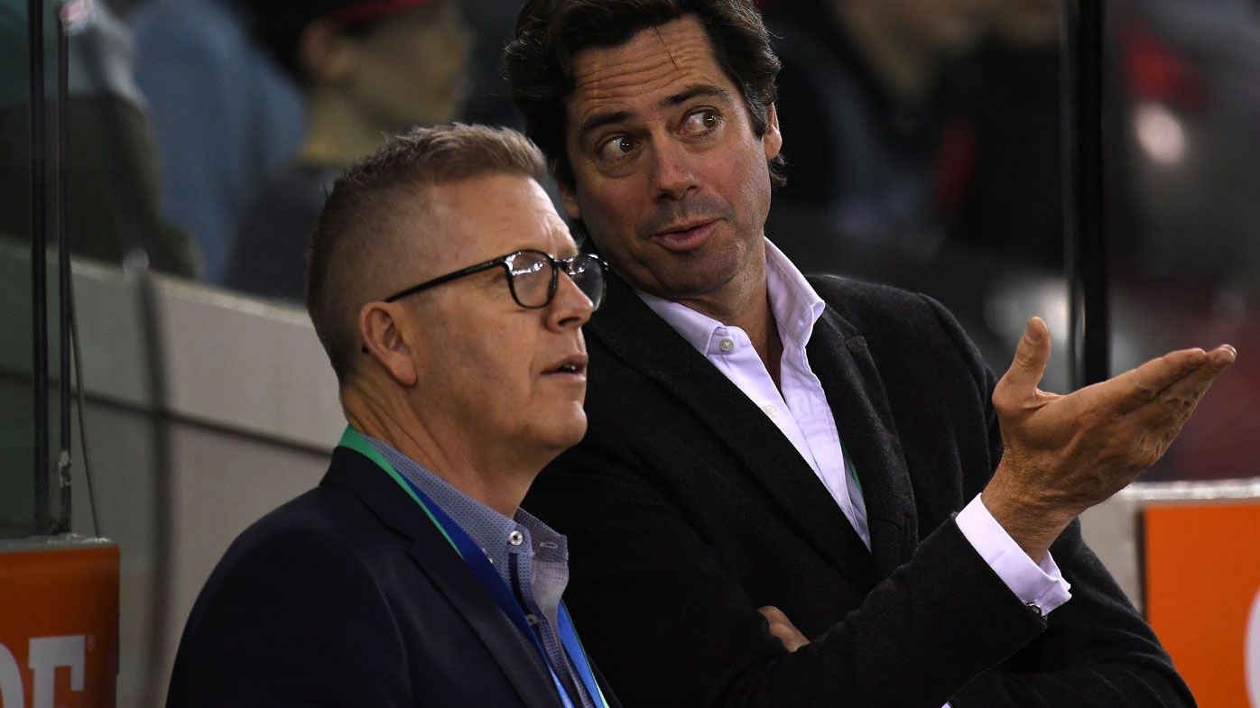 Steve Hocking and Gillon McLachlan