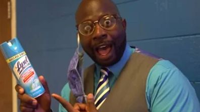 US school principal Dr Quentin Lee in coronavirus parody song  'Can't Touch This'