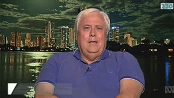 Ex MP and tycoon businessman Clive Palmer has appeared in a fiery TV interview in which he said he doesn’t owe people who worked for his folded Townsville Nickel mine any money.