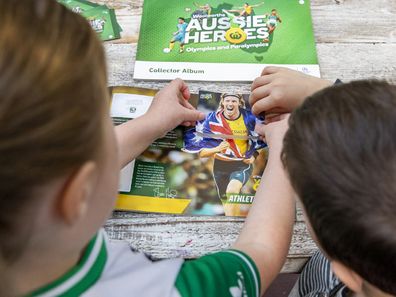 Woolworths launches their new Aussie Heroes Olympic and Paralympic sticker book collectables.