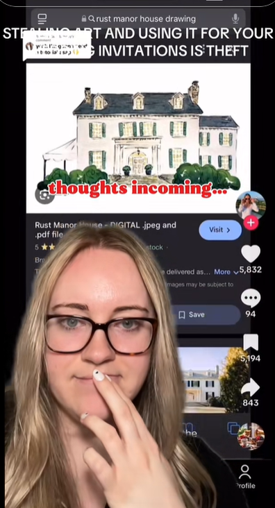People using AI to generate wedding art