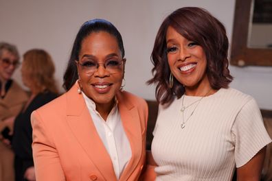 Oprah Winfrey and Gayle King  at Paris Fashion Week Fall on March 4, 2026,