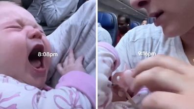 New mum Jess shares the reality of nightmare flight with her baby ok TikTok