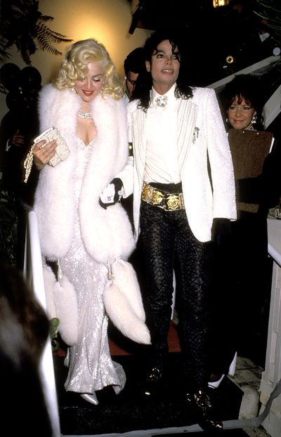 Michael Jackson with Madonna at the 63rd Annual Academy Awards After Party at Spago's Los Angeles, March 1991