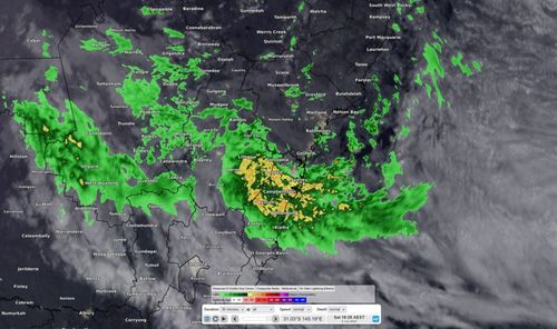 Rain radar NSW rain bomb 2/7/22