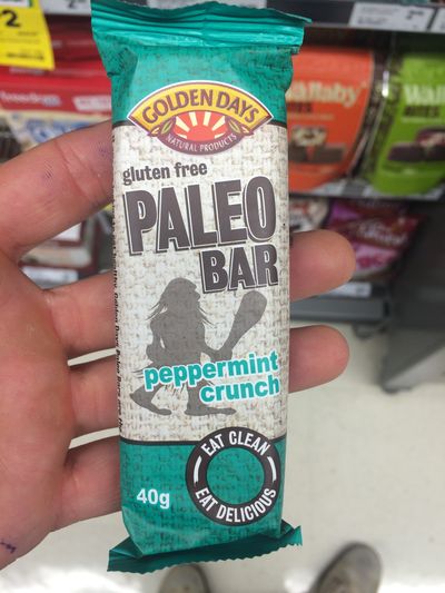 <strong>Golden Days Peppermint Crunch Paleo Bar</strong>