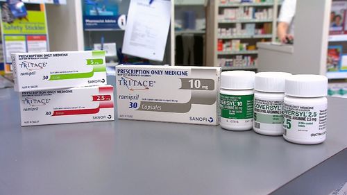 Tritace and Coversyl are two of the popular drugs used in Australia that contain ACE inhibitors and could put those using it at increased risk.