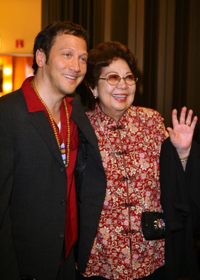 Rob Schneider and his mother Pilar Schneider