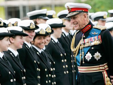 Prince Philip on a walkabout.