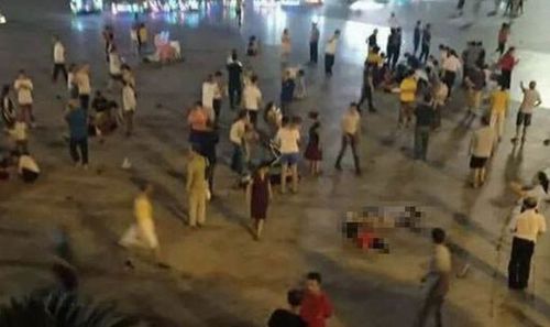 Bijiang Square was packed on the fateful evening as people were attending a nearby dance festival before Yang Zanyun's horrific attack.