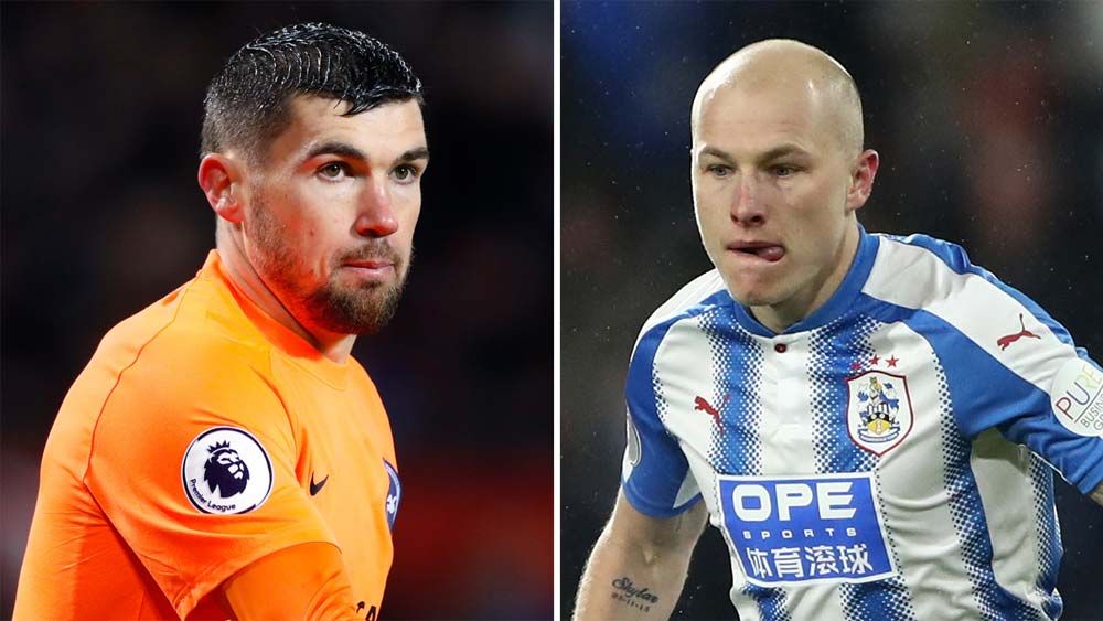 Aaron Mooy and Mat Ryan in the English Premier League