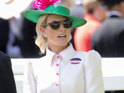 Zara Phillips in the parade ring during Royal Ascot 2022 at Ascot Racecourse on June 16, 2022 in Ascot, England