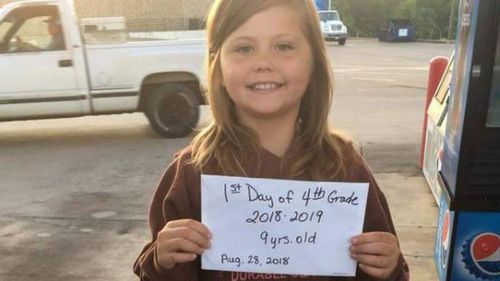 Nine-year-old girl dies in car crash in US just minutes after taking first day of school photo