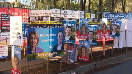 NSW election Gladys Berejiklian Liberal coalition Labor Penrith polling open
