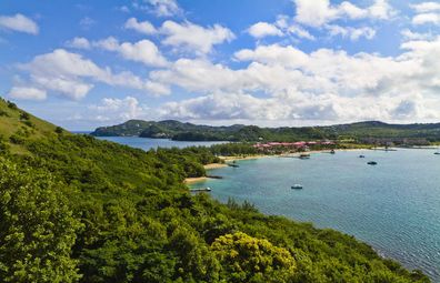 Rodney Bay, Sainte-Lucie.