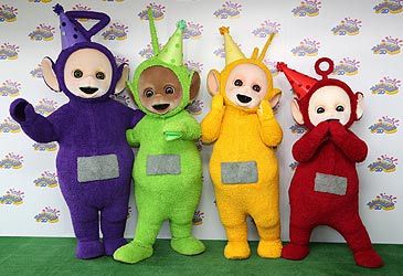 What colour is Teletubby Tinky Winky?