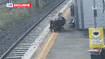 Family&#x27;s search for strangers who leapt onto tracks to save man in wheelchair