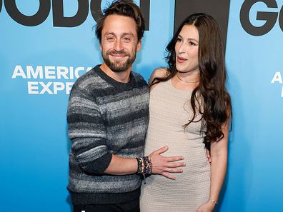 NEW YORK, NEW YORK - SEPTEMBER 28: Kieran Culkin and Jazz Charton attend "Waiting For Godot" opening night at the Hudson Theatre on September 28, 2025 in New York City. (Photo by John Lamparski/Getty Images)