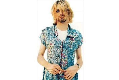 Donning dresses was all in a day's work for the grunge legend.