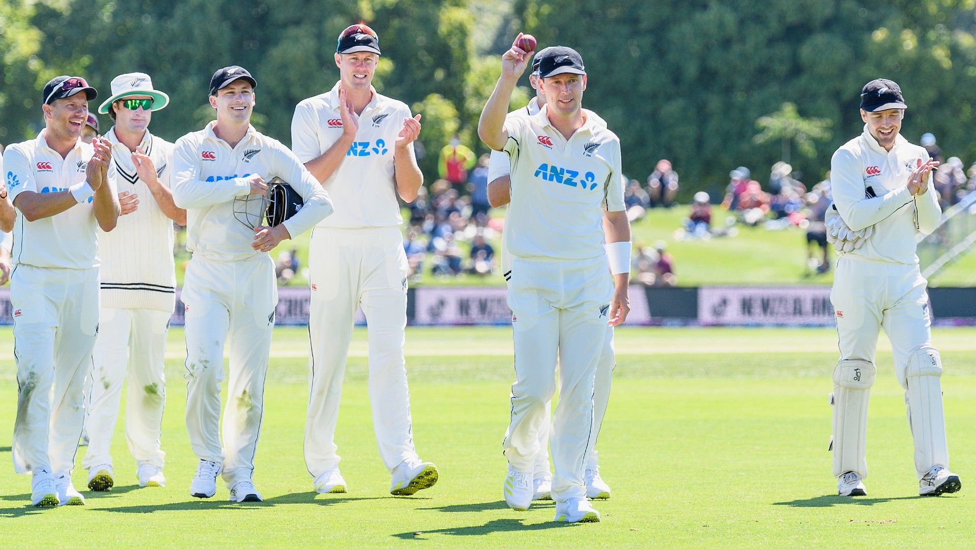 New Zealand roll South Africa for 93 on historic first day in Christchurch