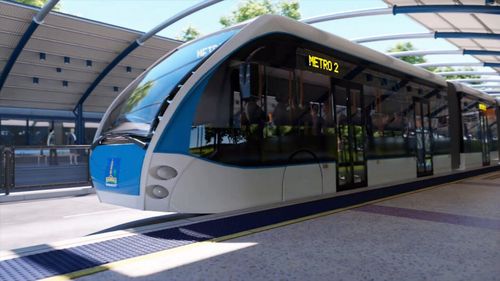 The $944m dollar project will bring 60 new busses to the city. Picture: 9NEWS