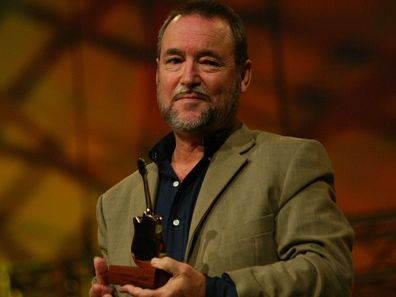 TAMWORTH COUNTRY MUSIC FESTIVAL John Williamson receives an award at the Annual Golden Guitar Awards Saturday January  28, 2006. SHD News photo by Lisa Wiltse/LWZ