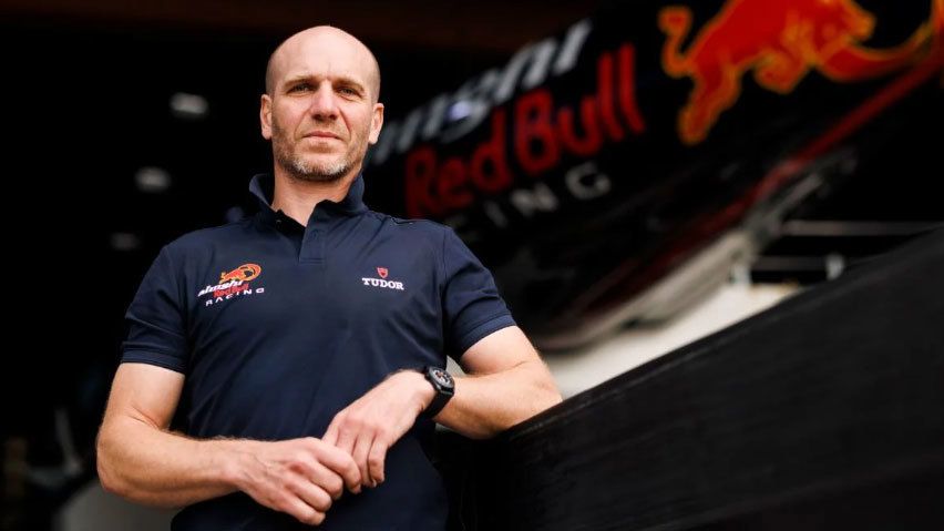 Lead sail designer for Alinghi Red Bull Racing&#x27;s America&#x27;s Cup challenge Gautier Sergent.