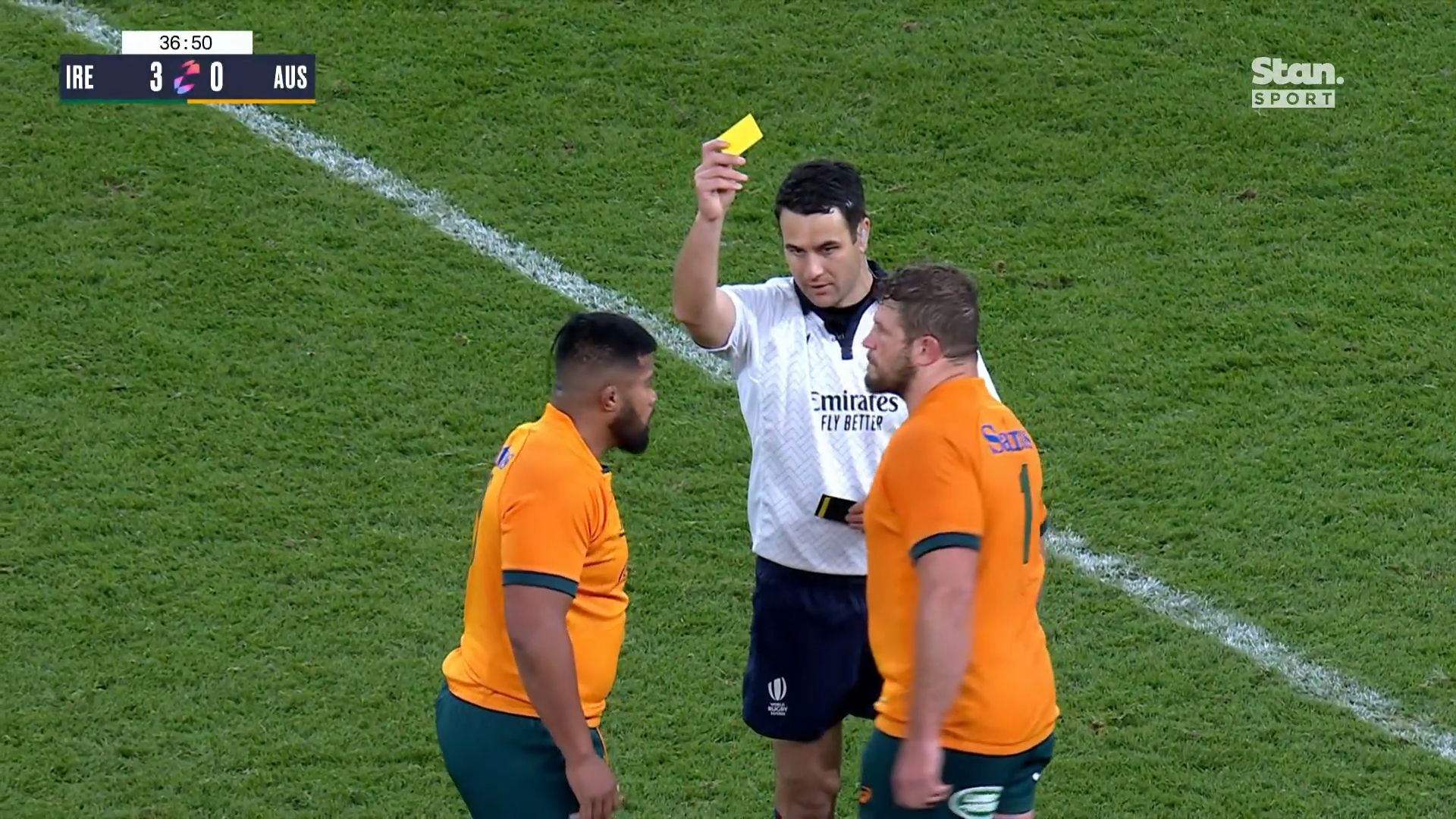 Test rugby referee exposes cruel personal attack on him after Wallabies v Ireland clash