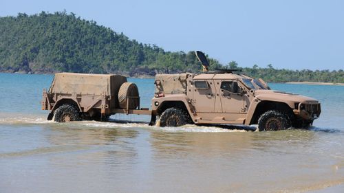 The new Hawkei vehicles are produced by defence contractor Thales. (Department of Defence)