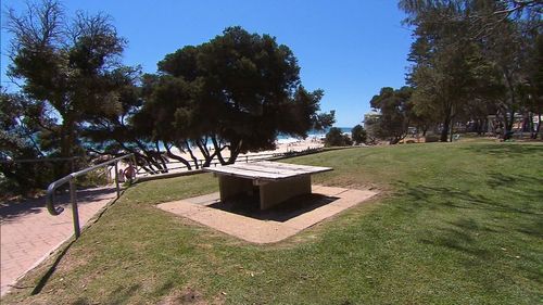 The young man is accused of assaulting the tourist at Cottesloe Beach after she refused to give his friend a cigarette.