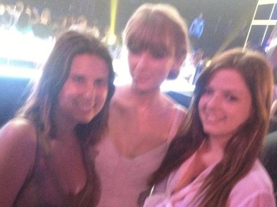 John Walsh's daughter and her friend take a photo with Taylor Swift in 2012