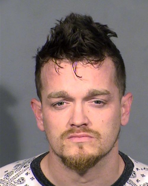 This Clark County Detention Center booking photo shows Brandon Lee Toseland, 35, of Las Vegas.